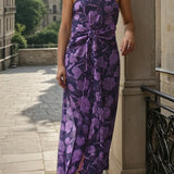 Vestido Sicilia Flores Lila