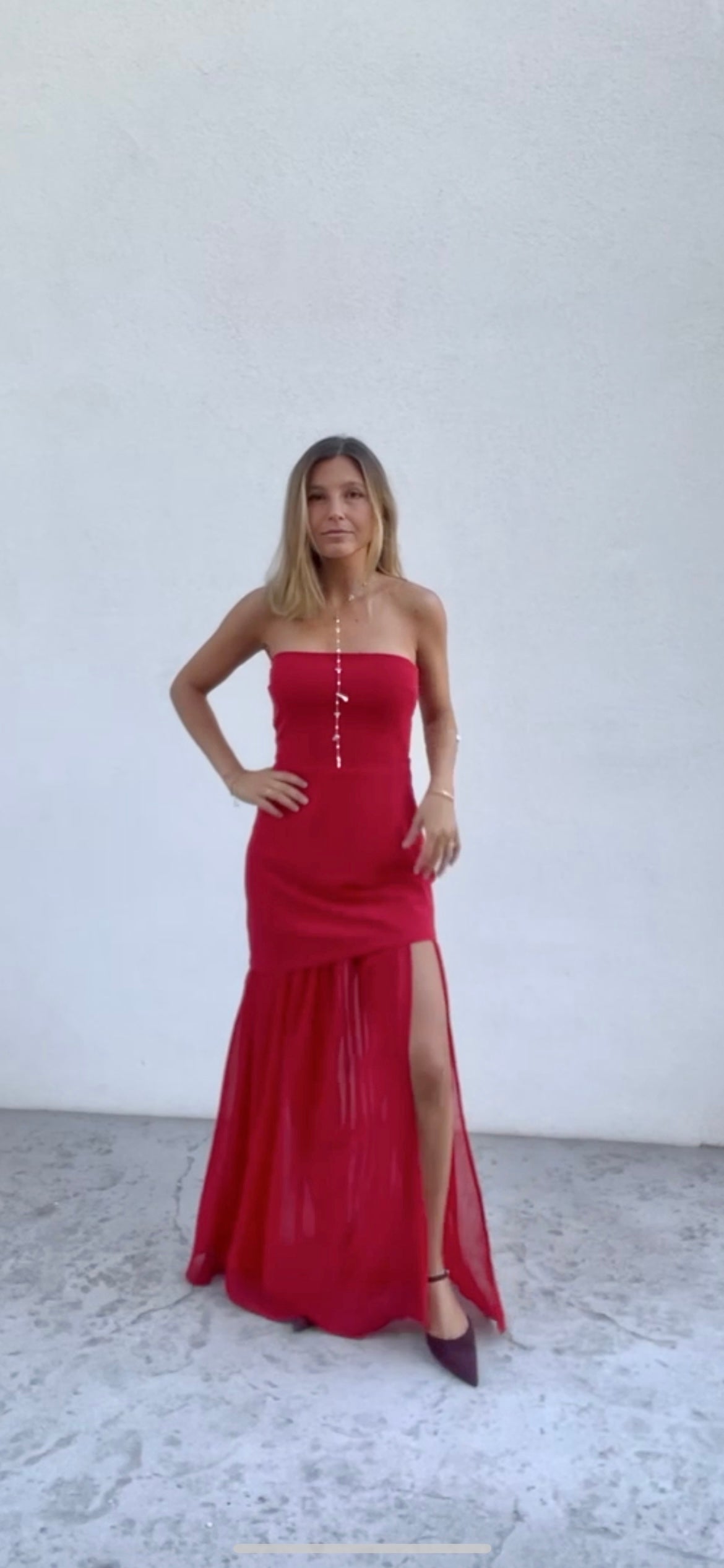 Vestido Parma Rojo - Macodesign