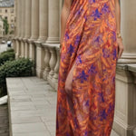 Vestido Siena Print Lila - Macodesign