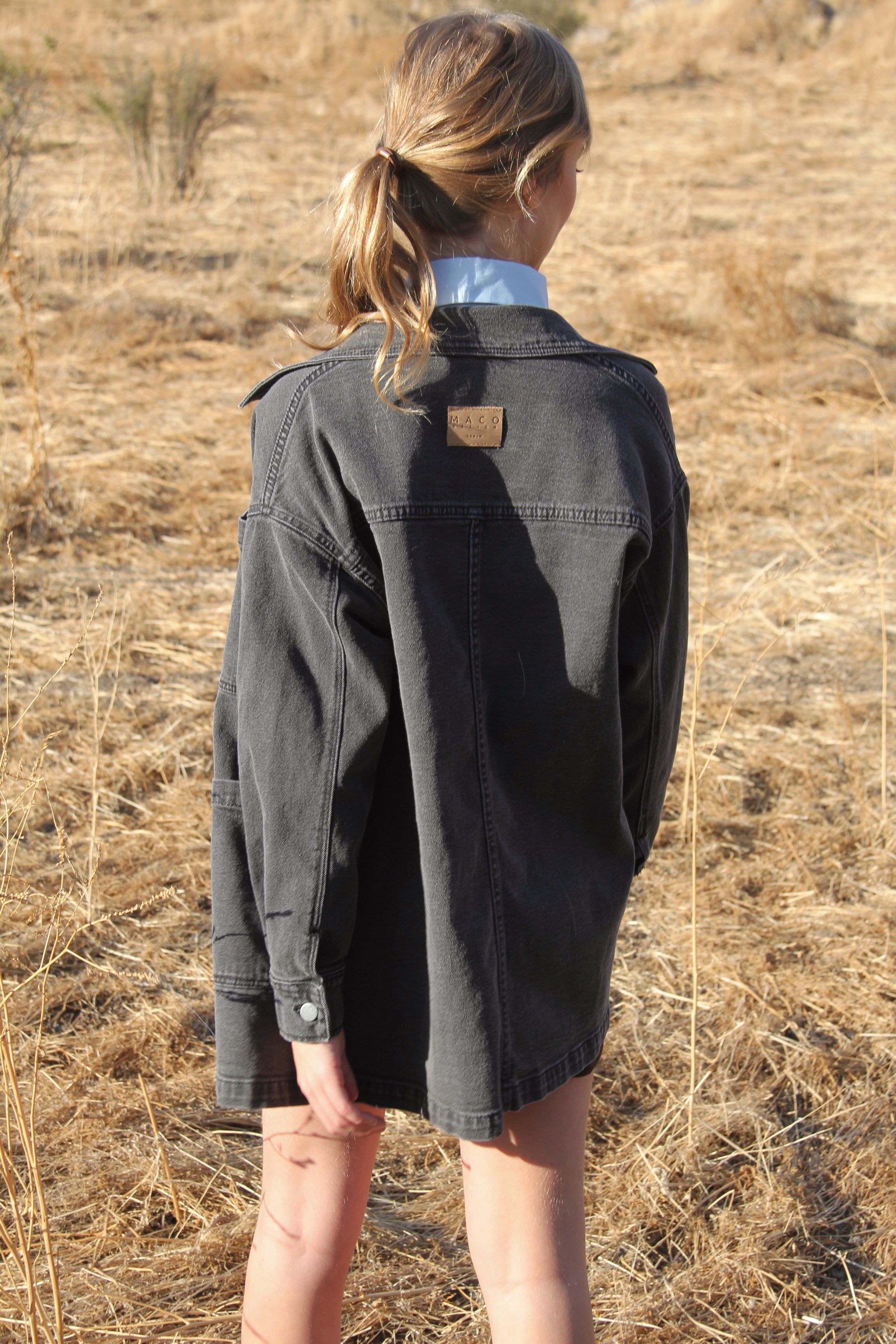 Chaqueta Grey Denim - Macodesign