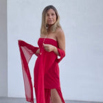 Vestido Parma Rojo - Macodesign