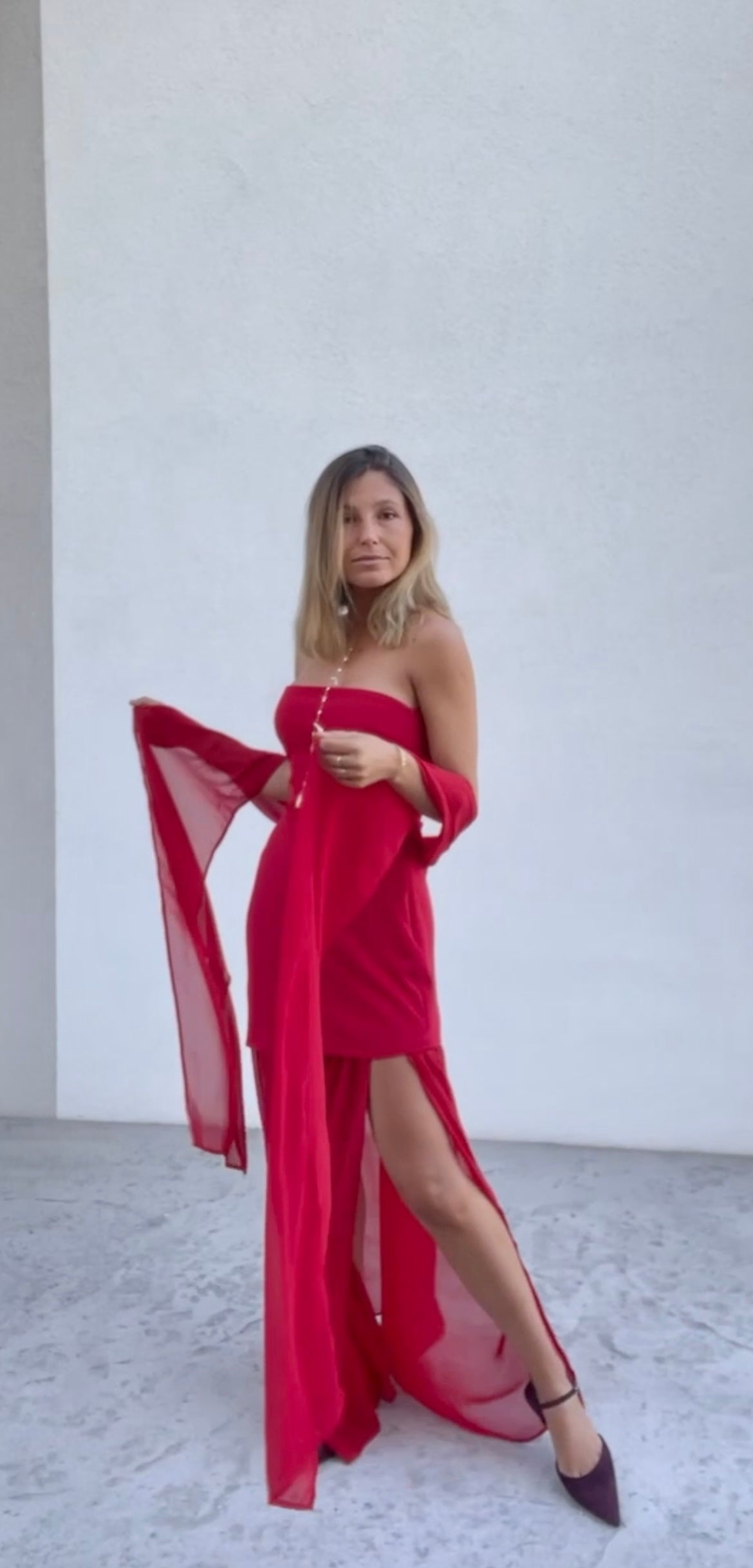 Vestido Parma Rojo - Macodesign