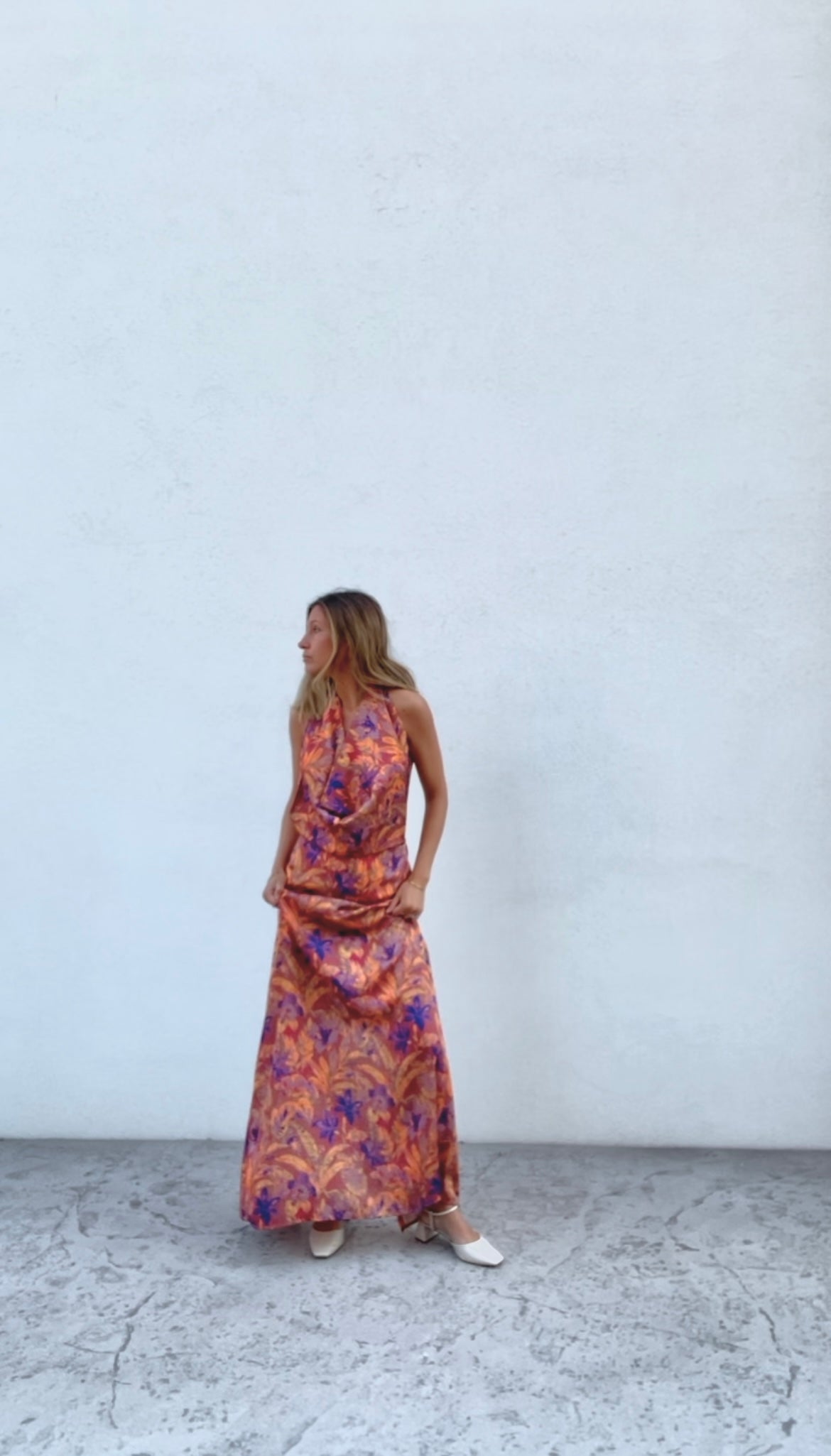 Vestido Serdegna Print Lila - Macodesign