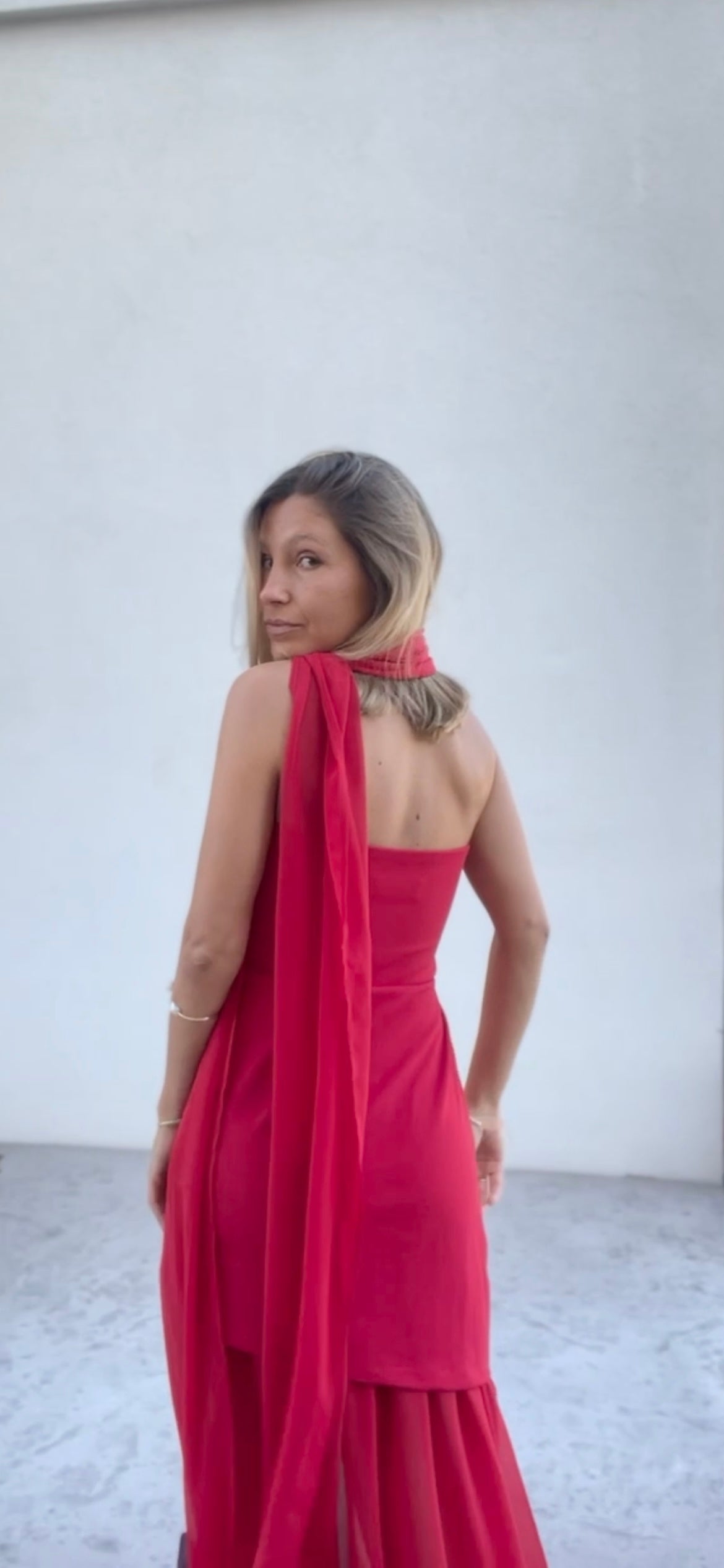 Vestido Parma Rojo - Macodesign
