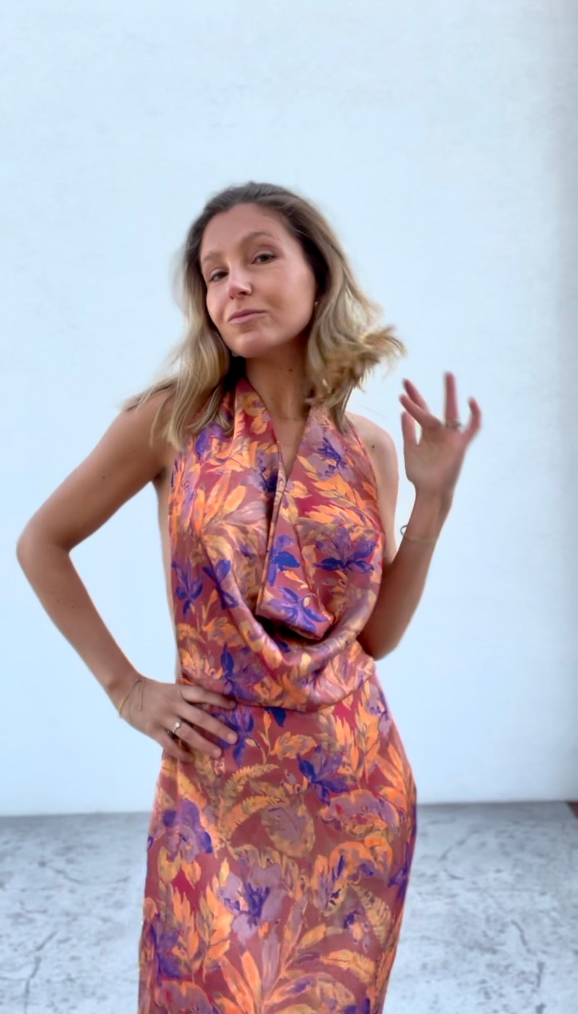 Vestido Serdegna Print Lila - Macodesign
