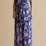 Vestido Sicilia Flores Lila