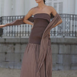 Vestido Niza Taupe