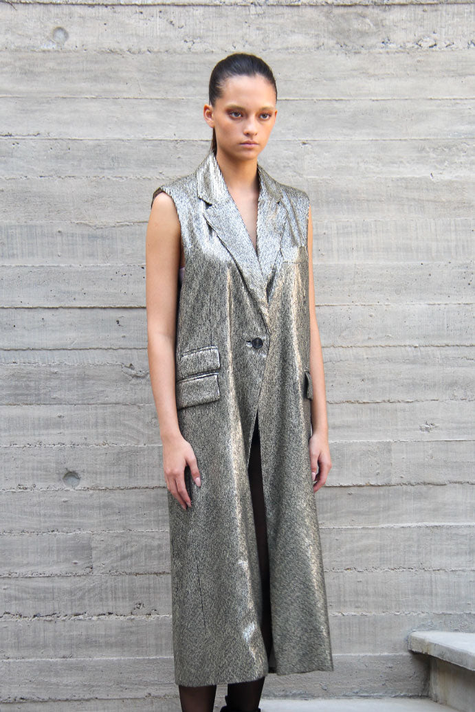 Vest Niza Dorado Largo - Macodesign