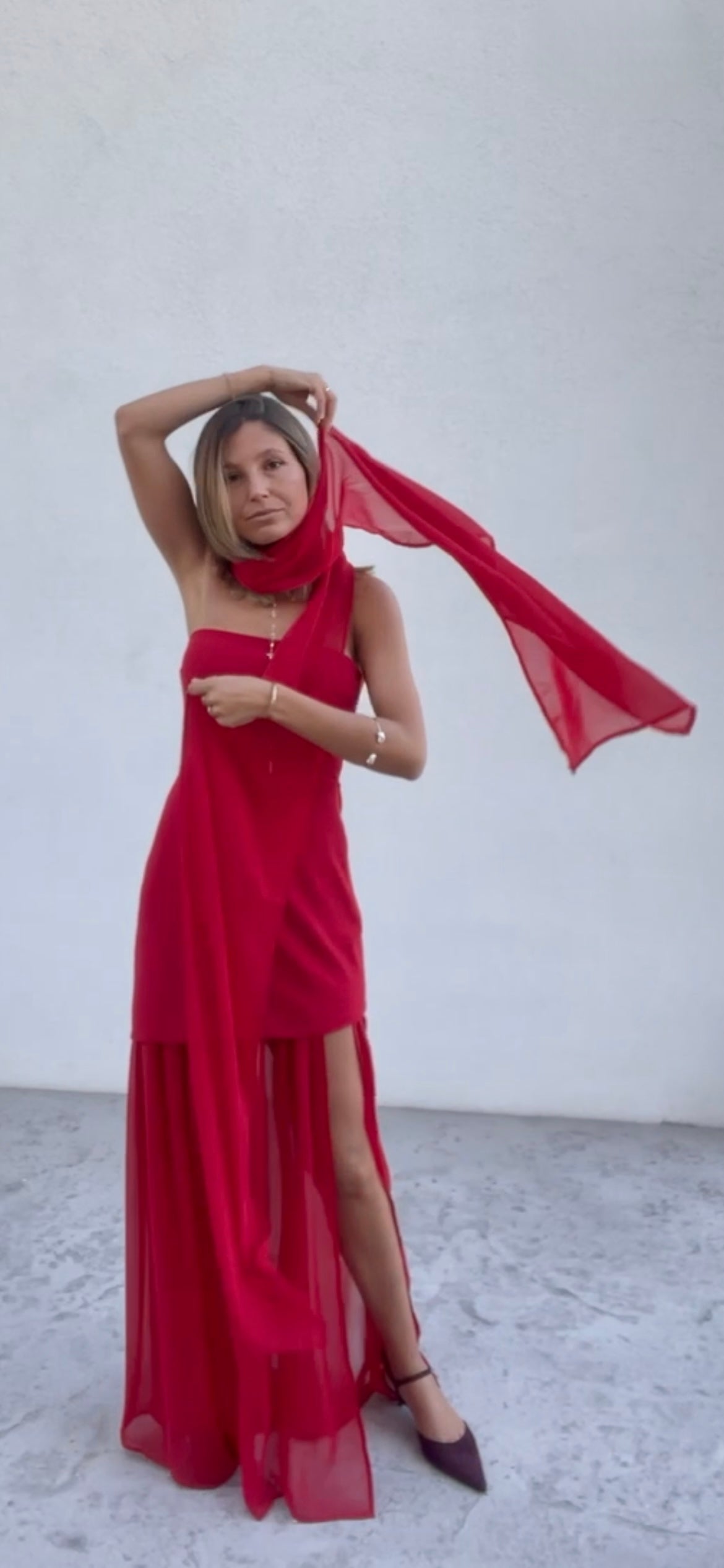 Vestido Parma Rojo - Macodesign