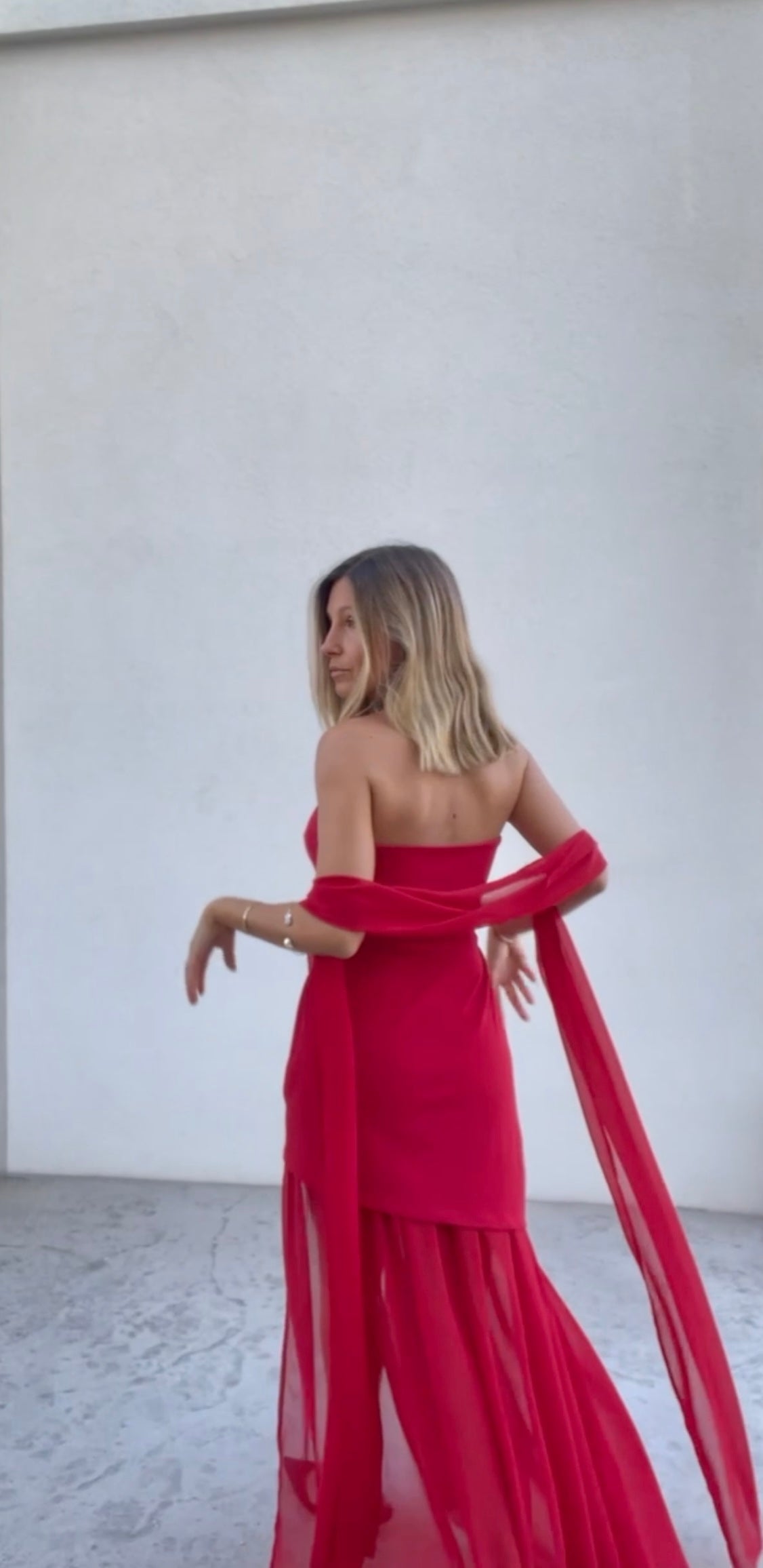 Vestido Parma Rojo - Macodesign