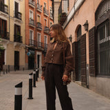 Blusa Módena Café - Macodesign