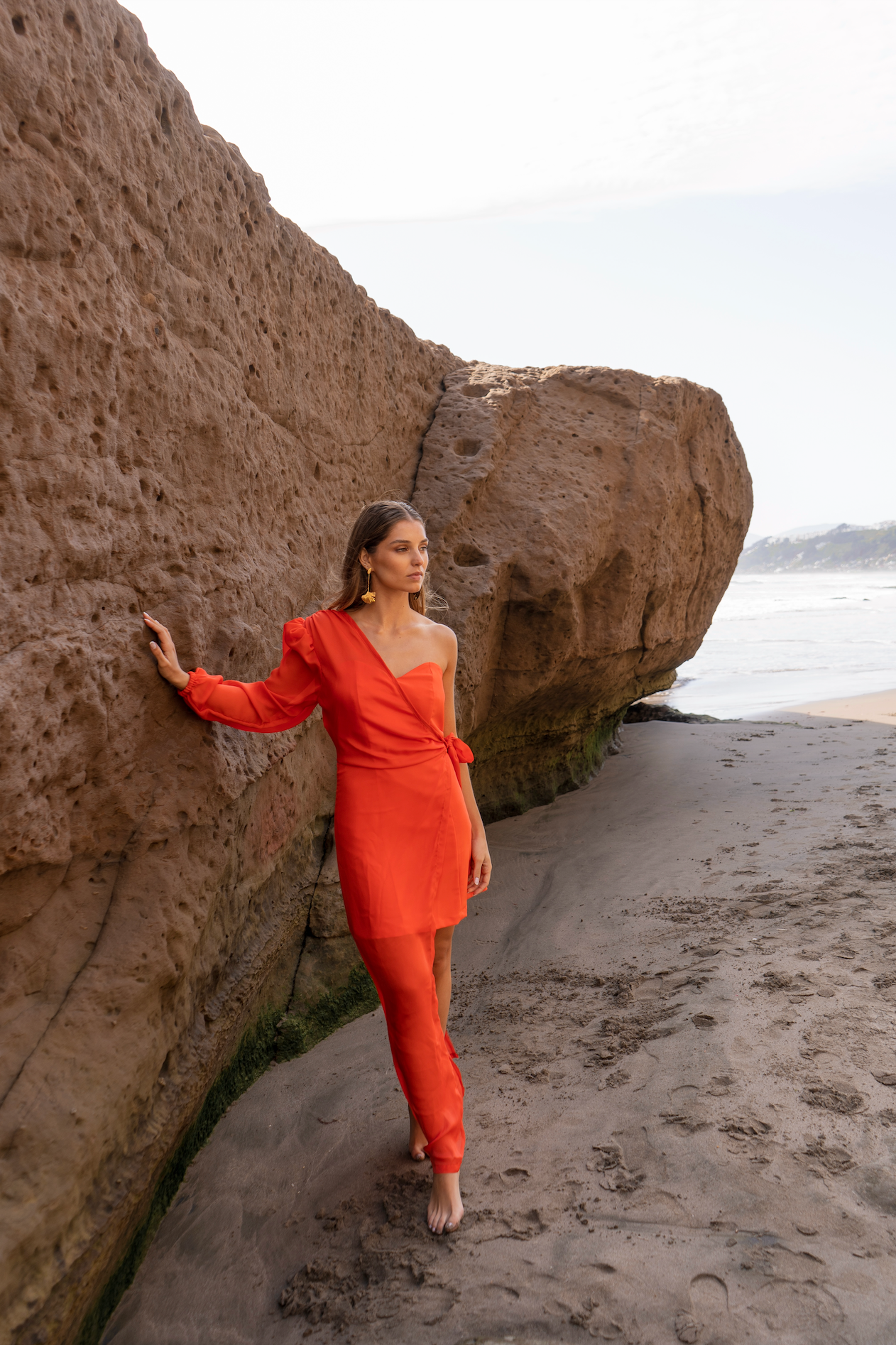 Vestido Adella Naranjo - Macodesign