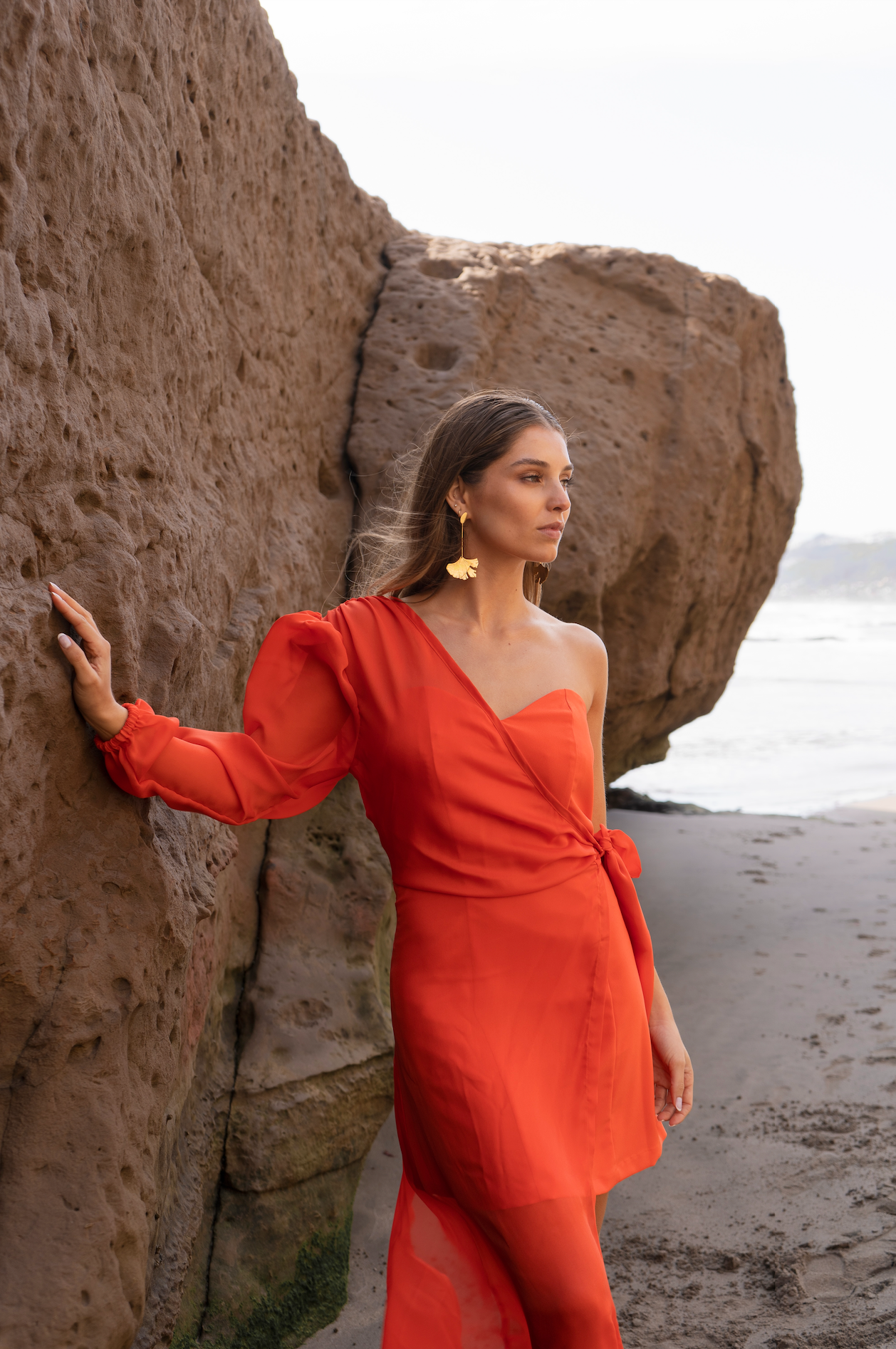 Vestido Adella Naranjo - Macodesign