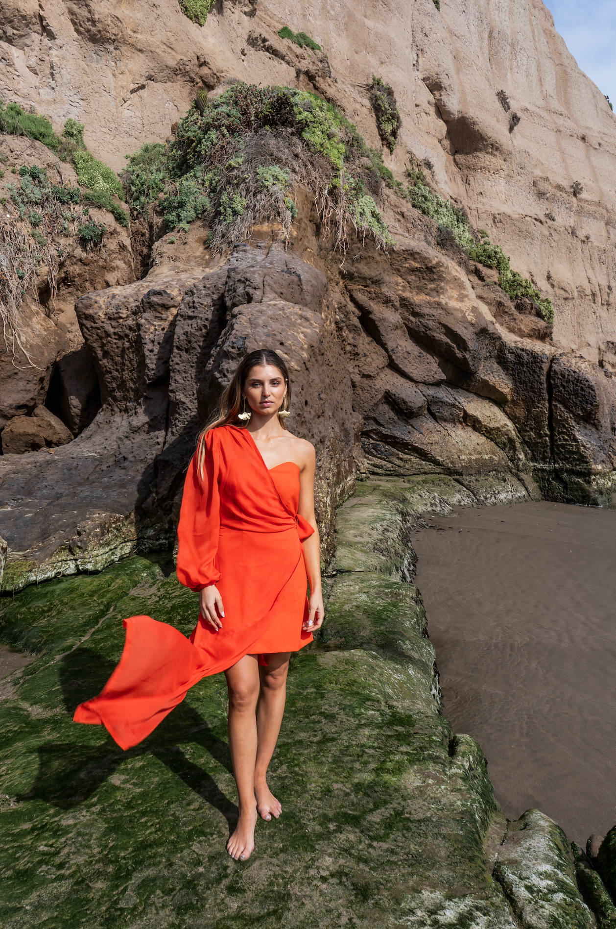 Vestido Adella Naranjo - Macodesign