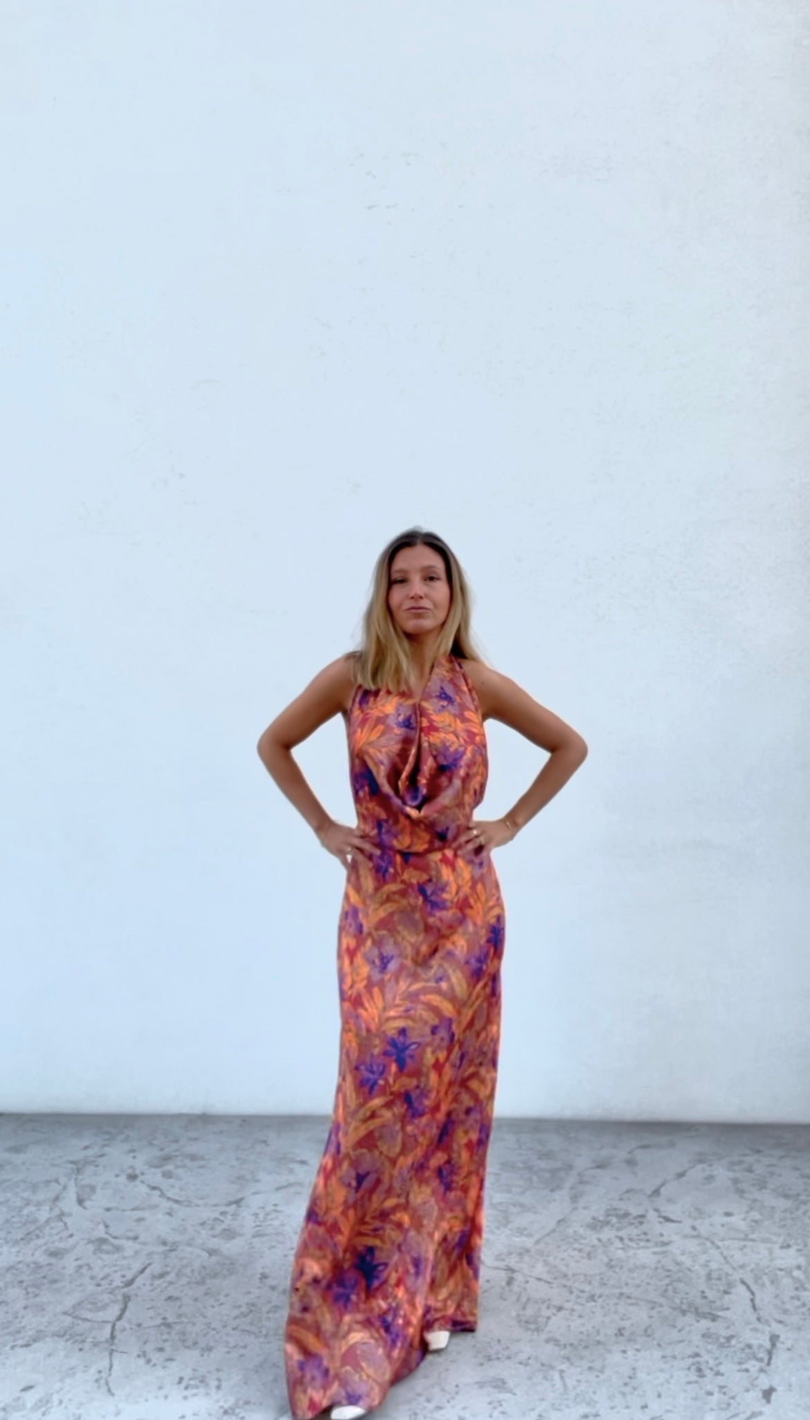Vestido Serdegna Print Lila - Macodesign