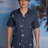 Camisa Coqueiro Azul Men