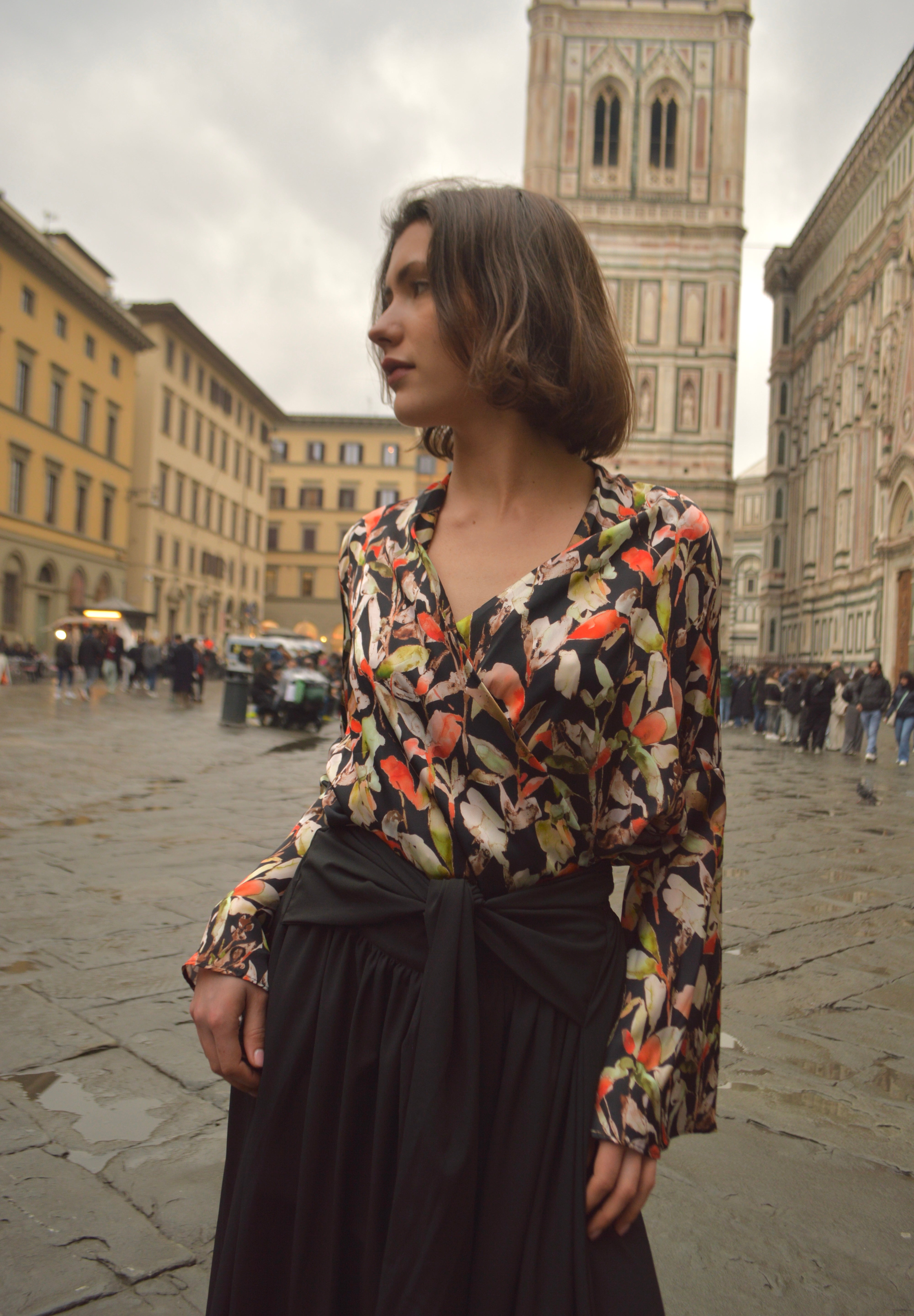 Falda Verona Larga Negra - Macodesign