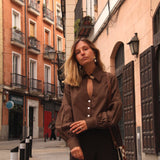 Blusa Módena Café - Macodesign