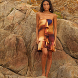 Vestido Aveiro Por do Sol Corto