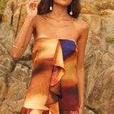 Vestido Aveiro Por do Sol Corto