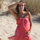 Vestido Aveiro Fucsia Corto