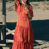 Vestido Madeira Laranja