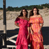 Vestido Madeira Laranja