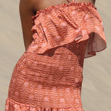 Vestido Cascais Laranja Corto