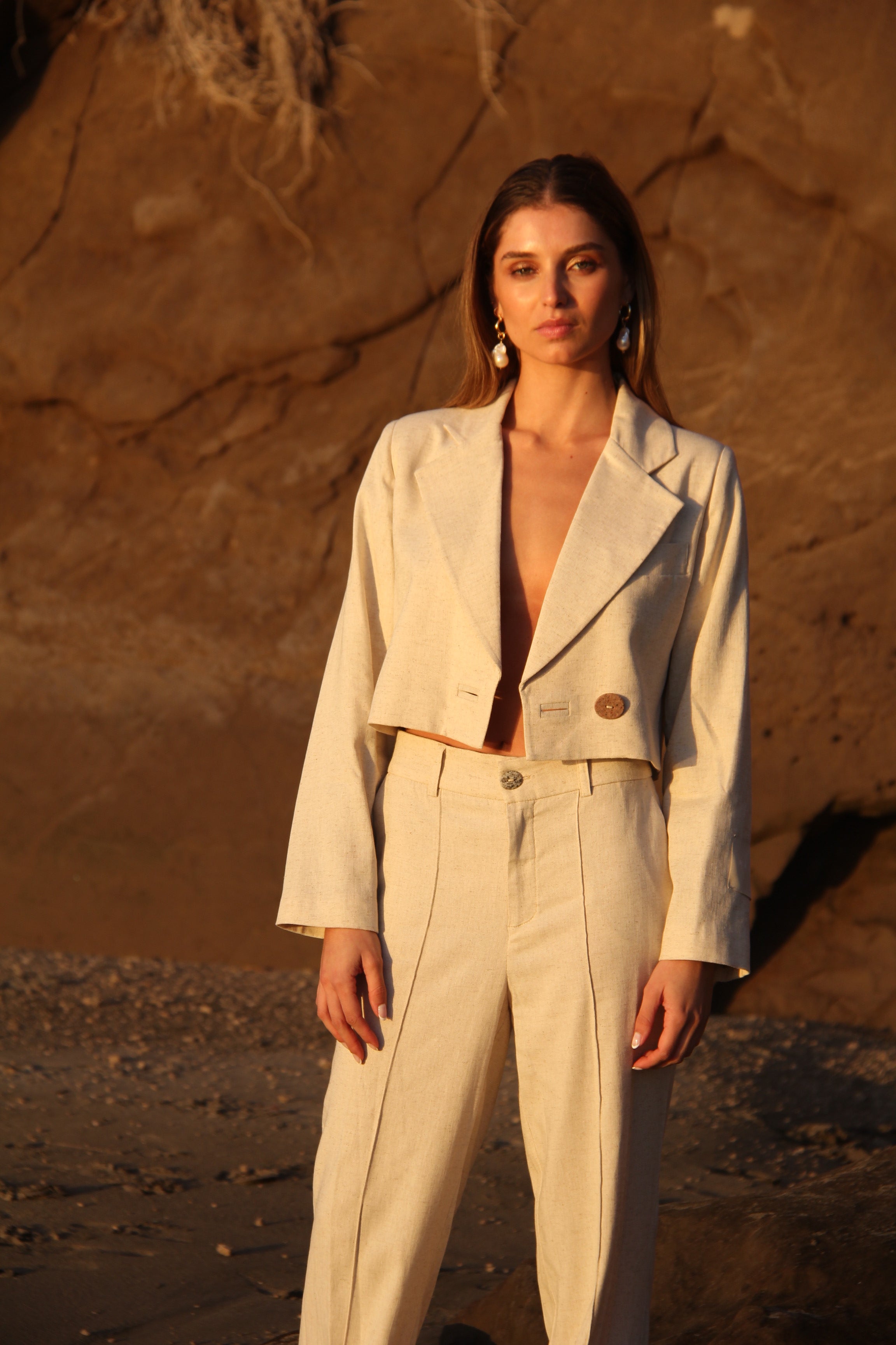 Blazer Lina Beige - Macodesign