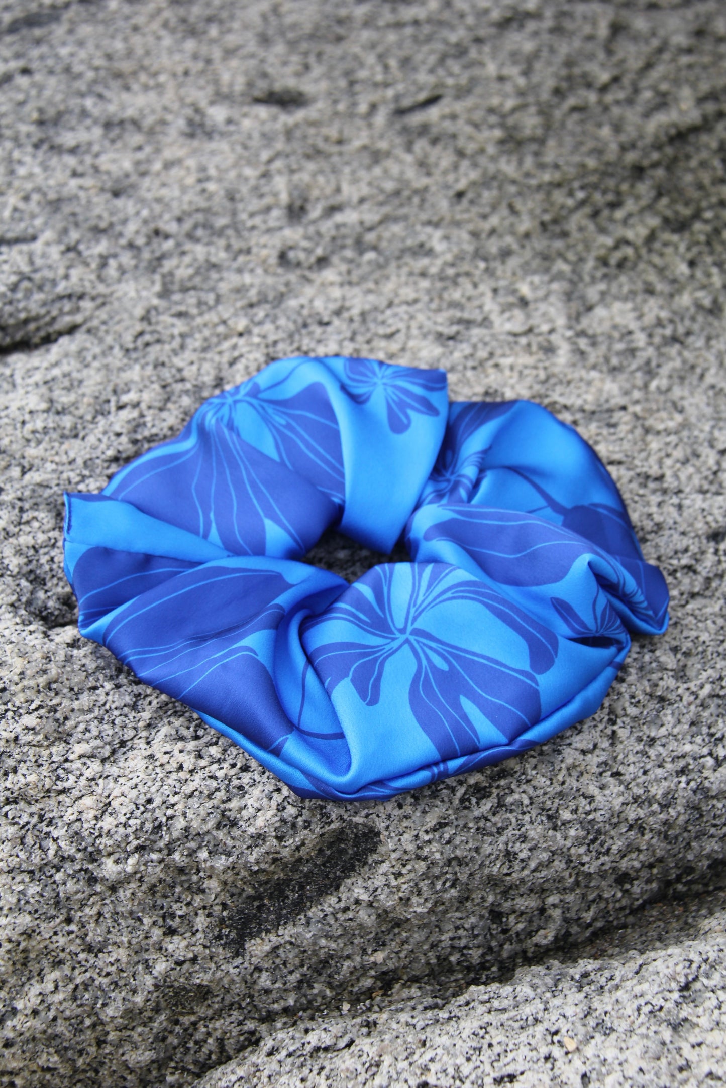 Scrunchie Blue Flowers - Macodesign