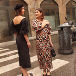 Vestido Turín Print Café - Macodesign