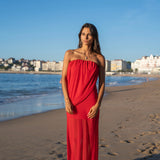 Vestido Marea Rojo