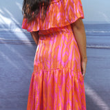 Vestido Madeira Laranja
