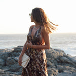 Vestido Kaia Café Manchas - Macodesign