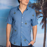 Camisa Coqueiro Celeste Men