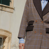 Trench Ambar Azul