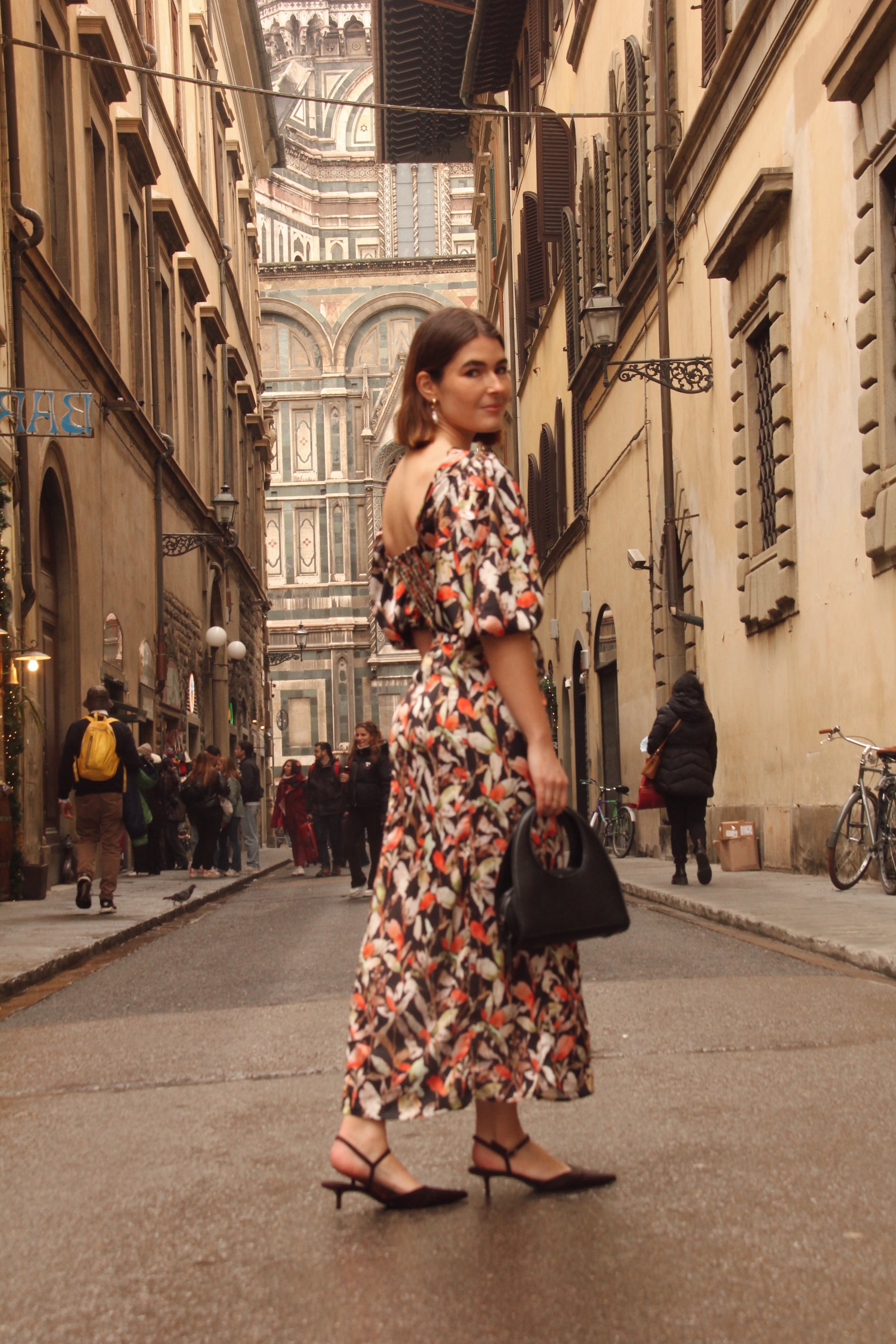 Vestido Turín Print Café - Macodesign