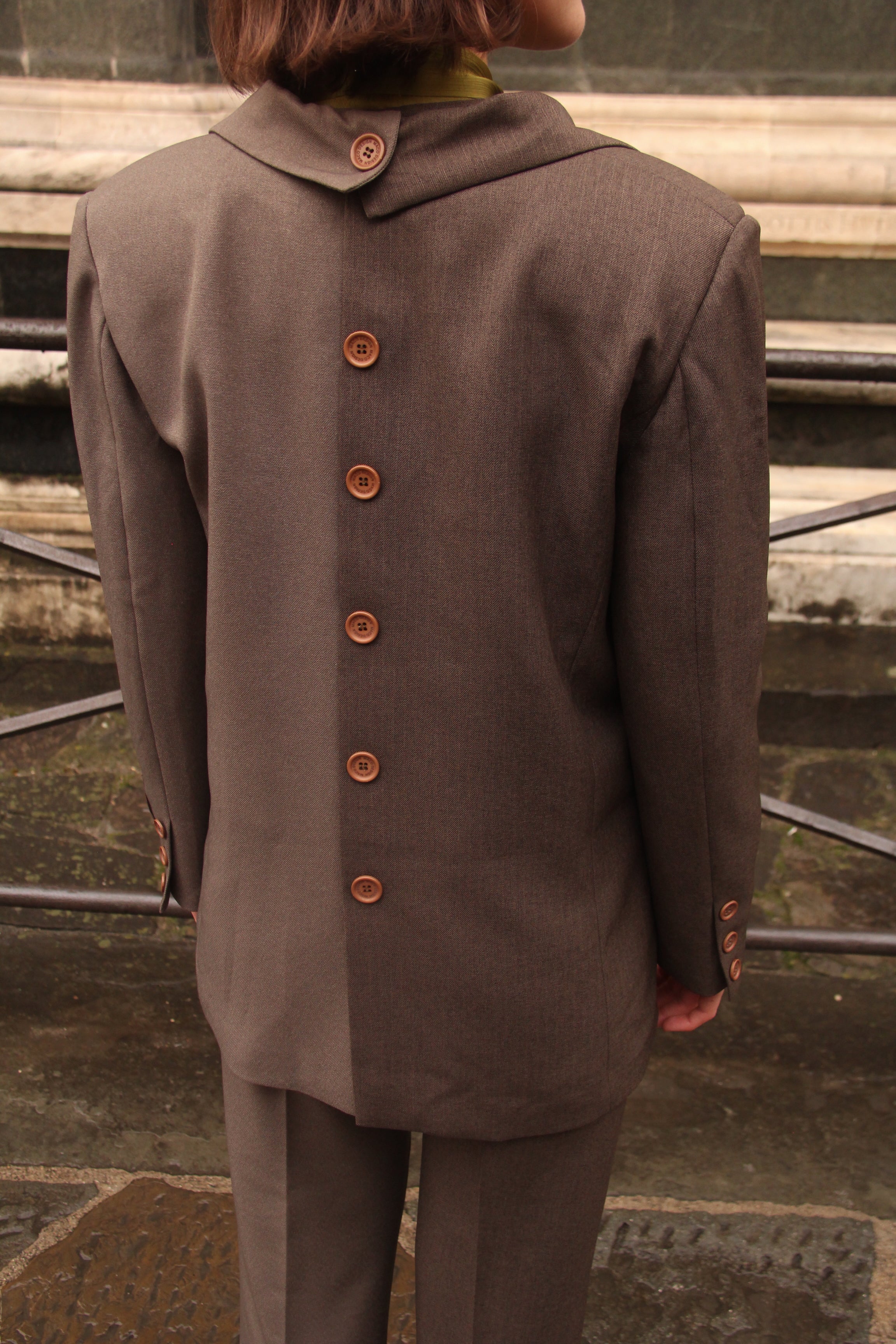 Blazer Bolonia Oliva - Macodesign