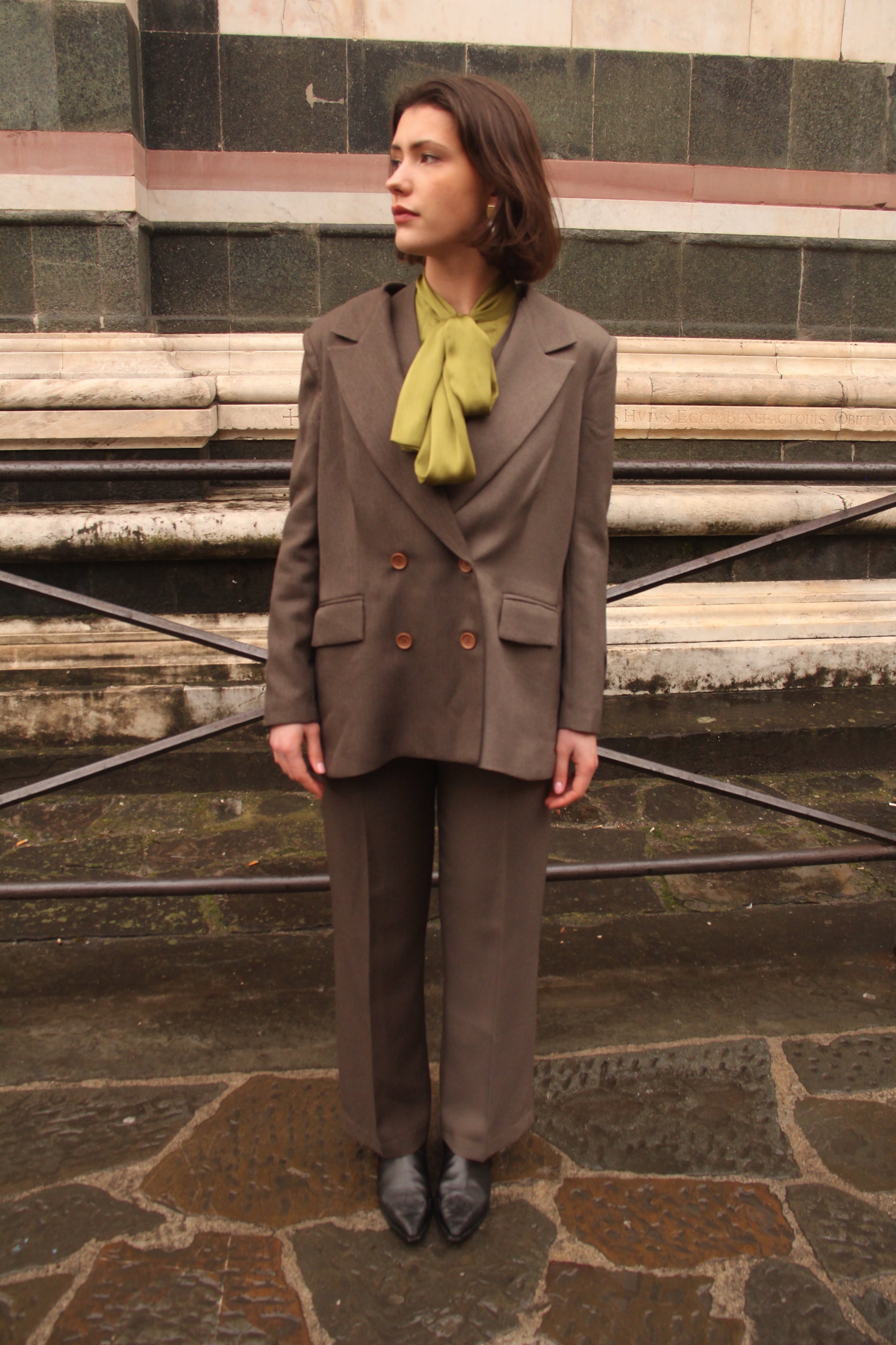 Blazer Bolonia Oliva - Macodesign