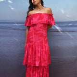 Vestido Madeira Rojo