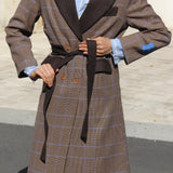 Trench Ambar Azul