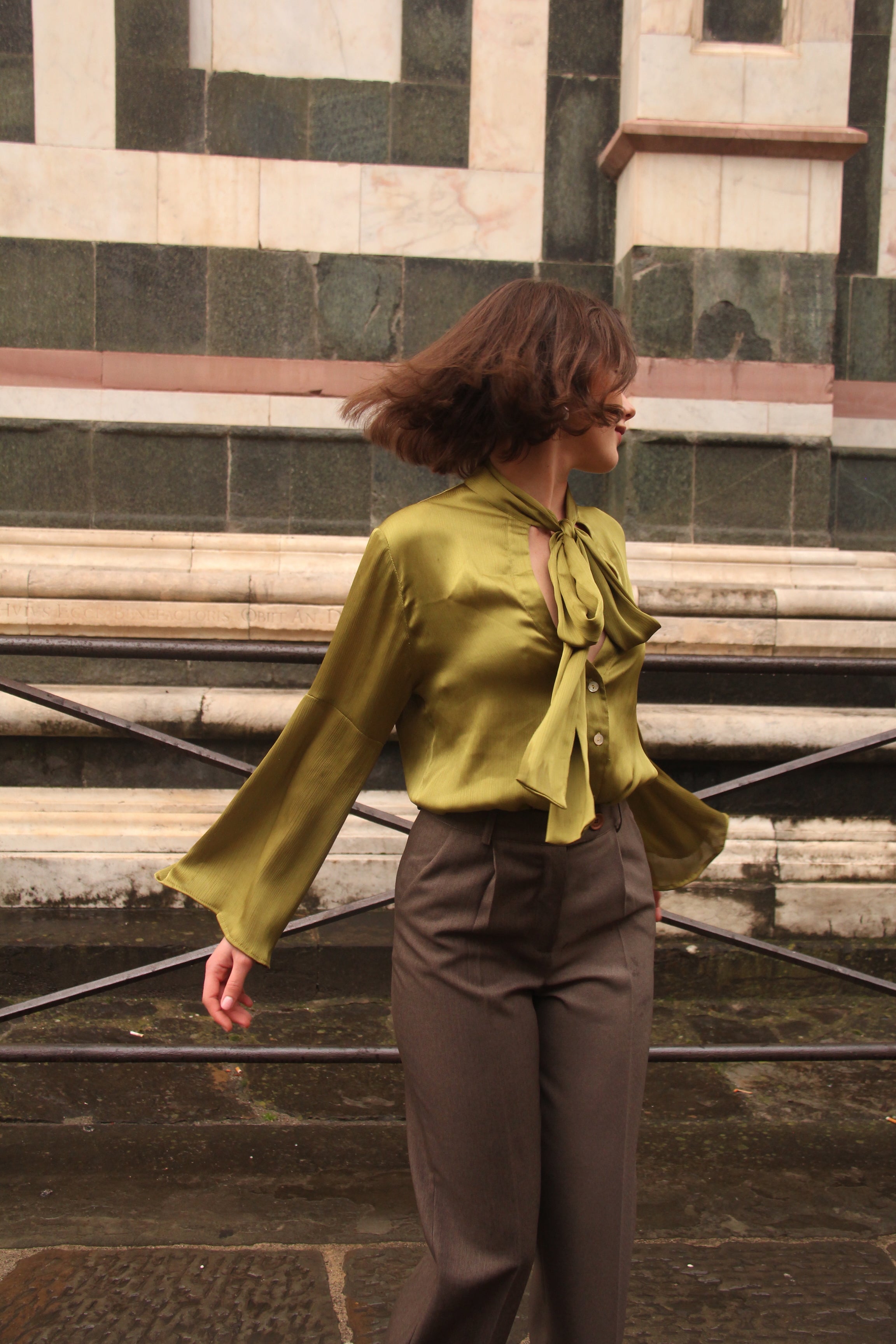 Blusa Venecia Oliva - Macodesign