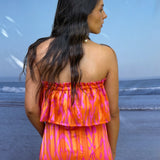 Vestido Madeira Laranja