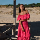Vestido Madeira Rojo