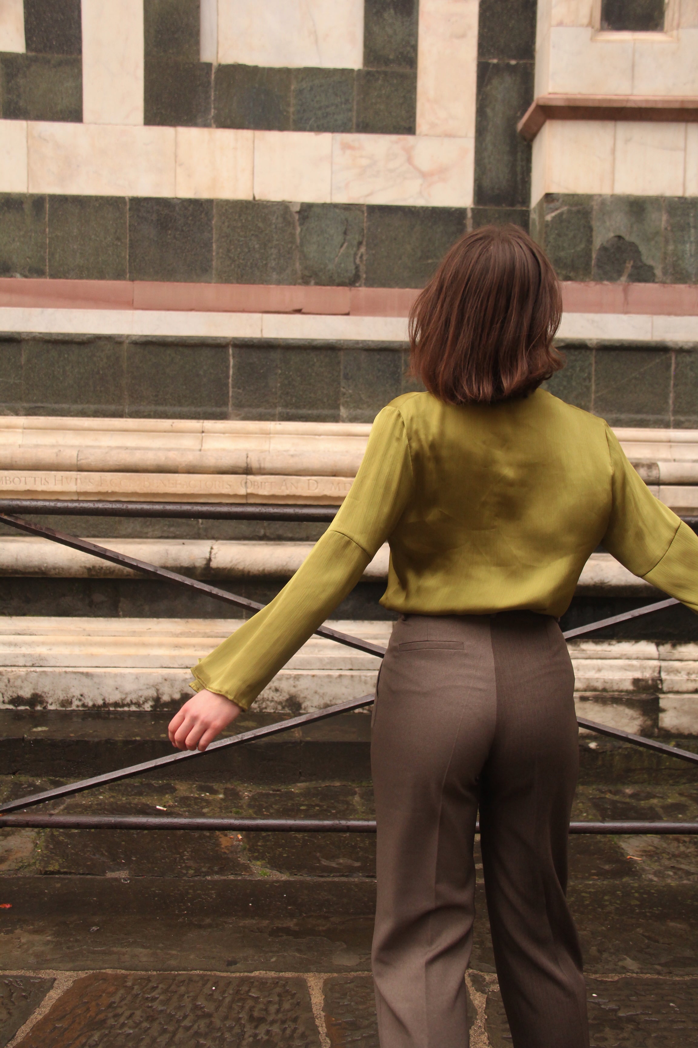Pantalón Bolonia Oliva - Macodesign
