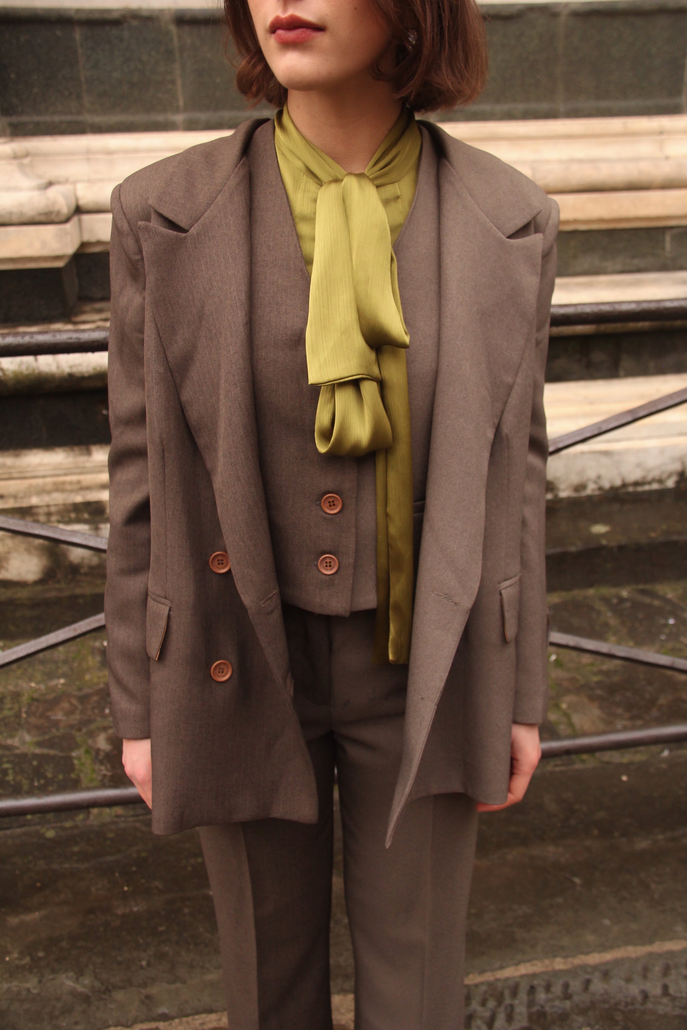Blazer Bolonia Oliva - Macodesign