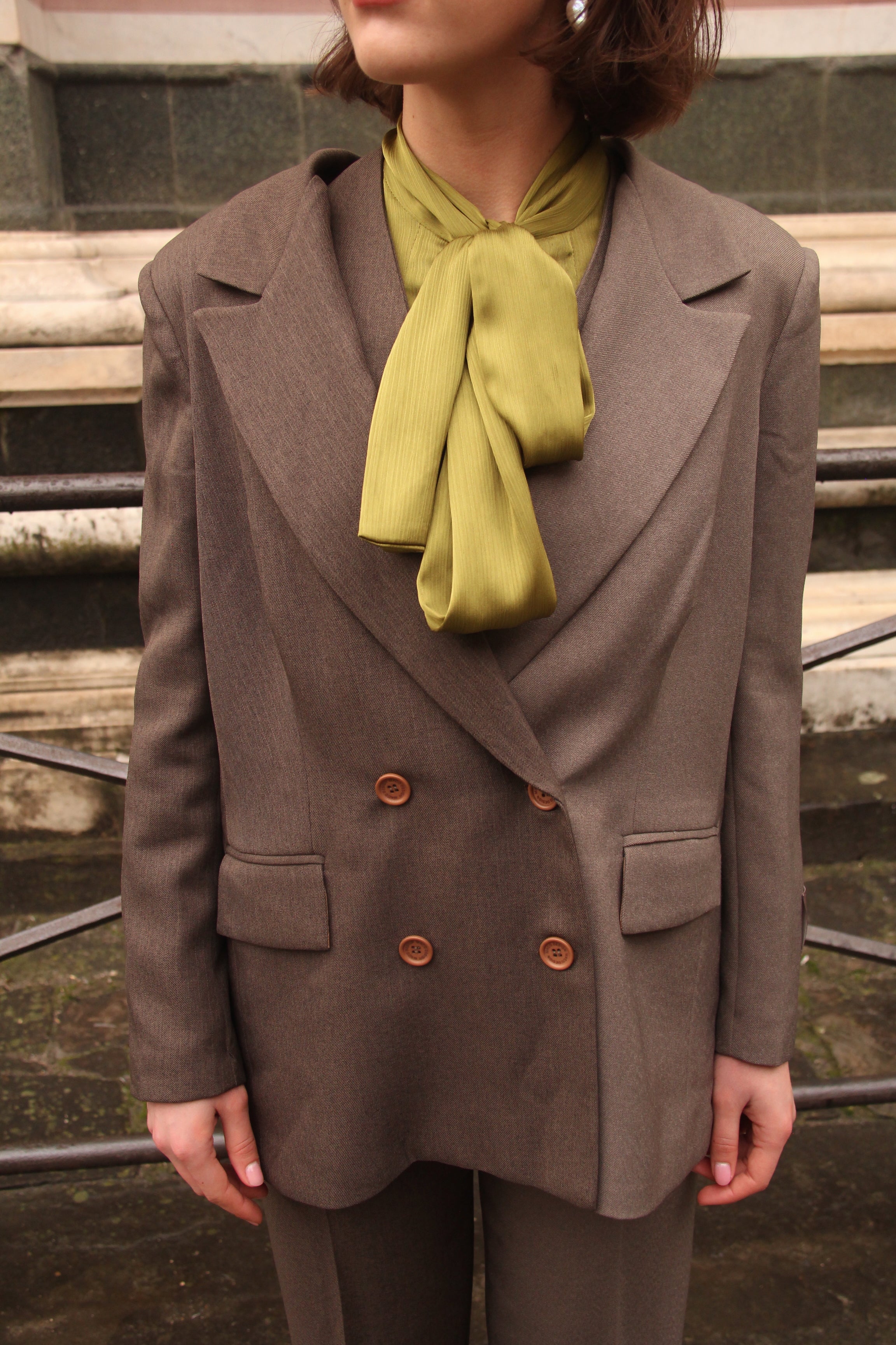 Blazer Bolonia Oliva - Macodesign