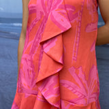 Vestido Aveiro Fucsia Corto