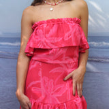 Vestido Madeira Rojo