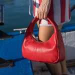 Cartera Cala Red, detalle de la prenda